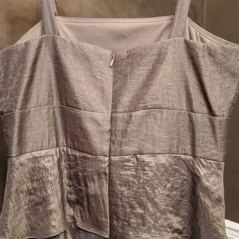 R&M Richards Beautiful Cocoa-Colored Dress - image 2